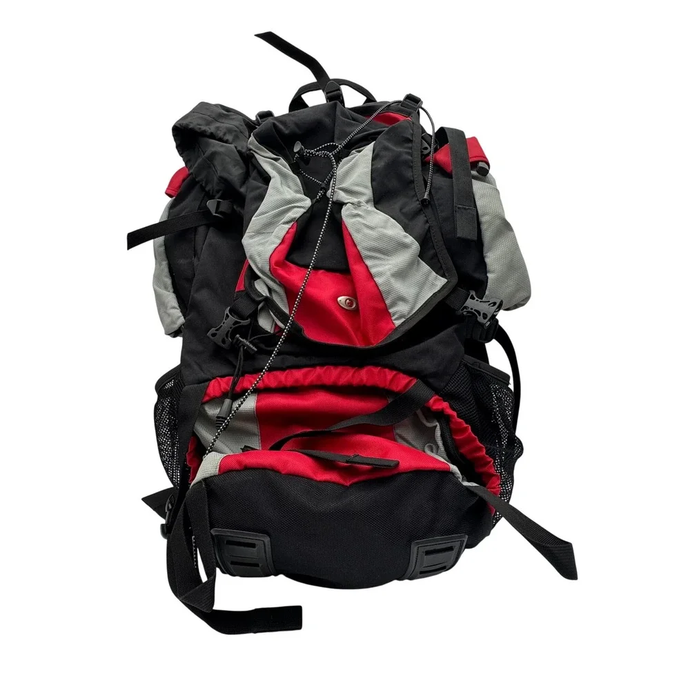 Wenger Swiss Gear Hiking Camping Travel Backpack Red‎ Gray Black